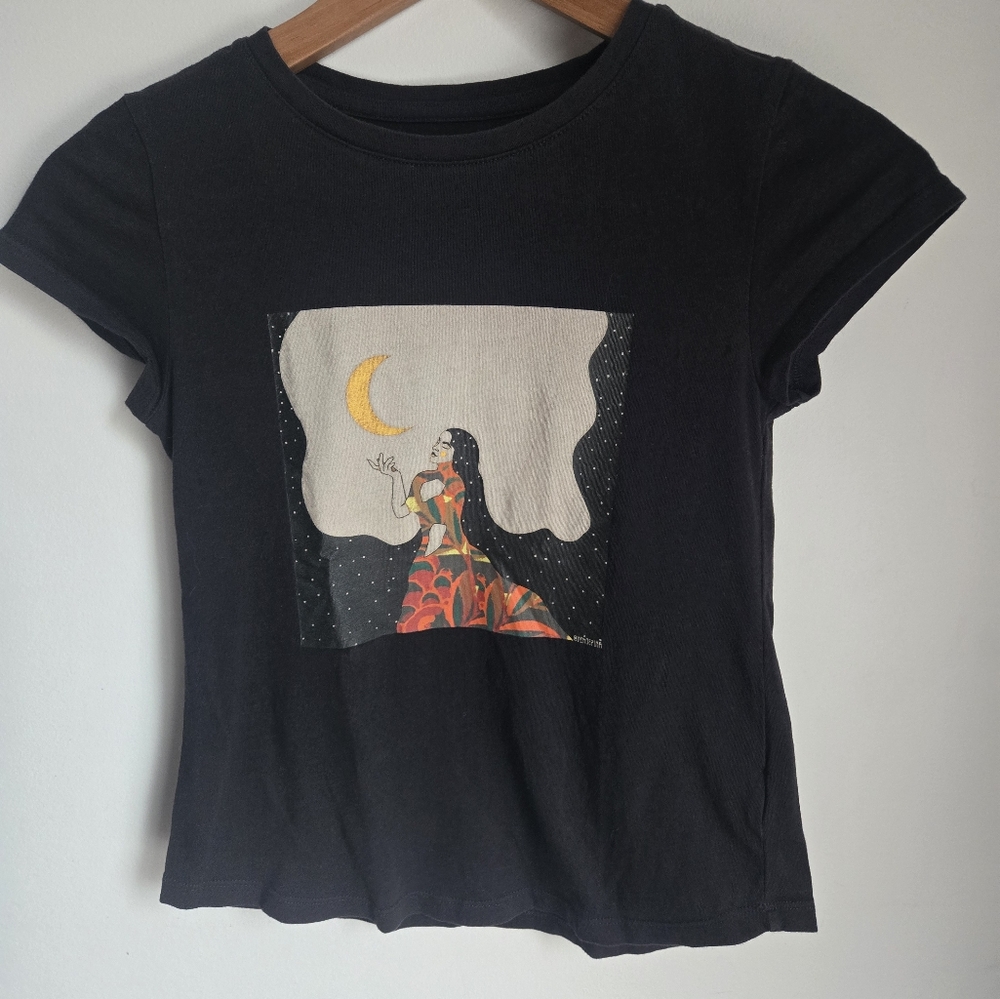 🎁 Free With Any Purchase - GAP KIDS x Yen Ospina Black Graphic Tee